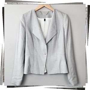 WHBM Feminine Gray Blazer